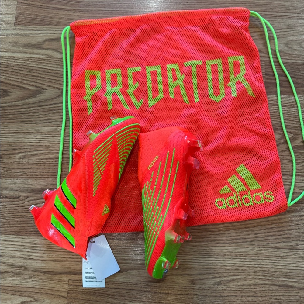 Adidas Predator Edge+ FG Soccer Cleats Size 5 1/2